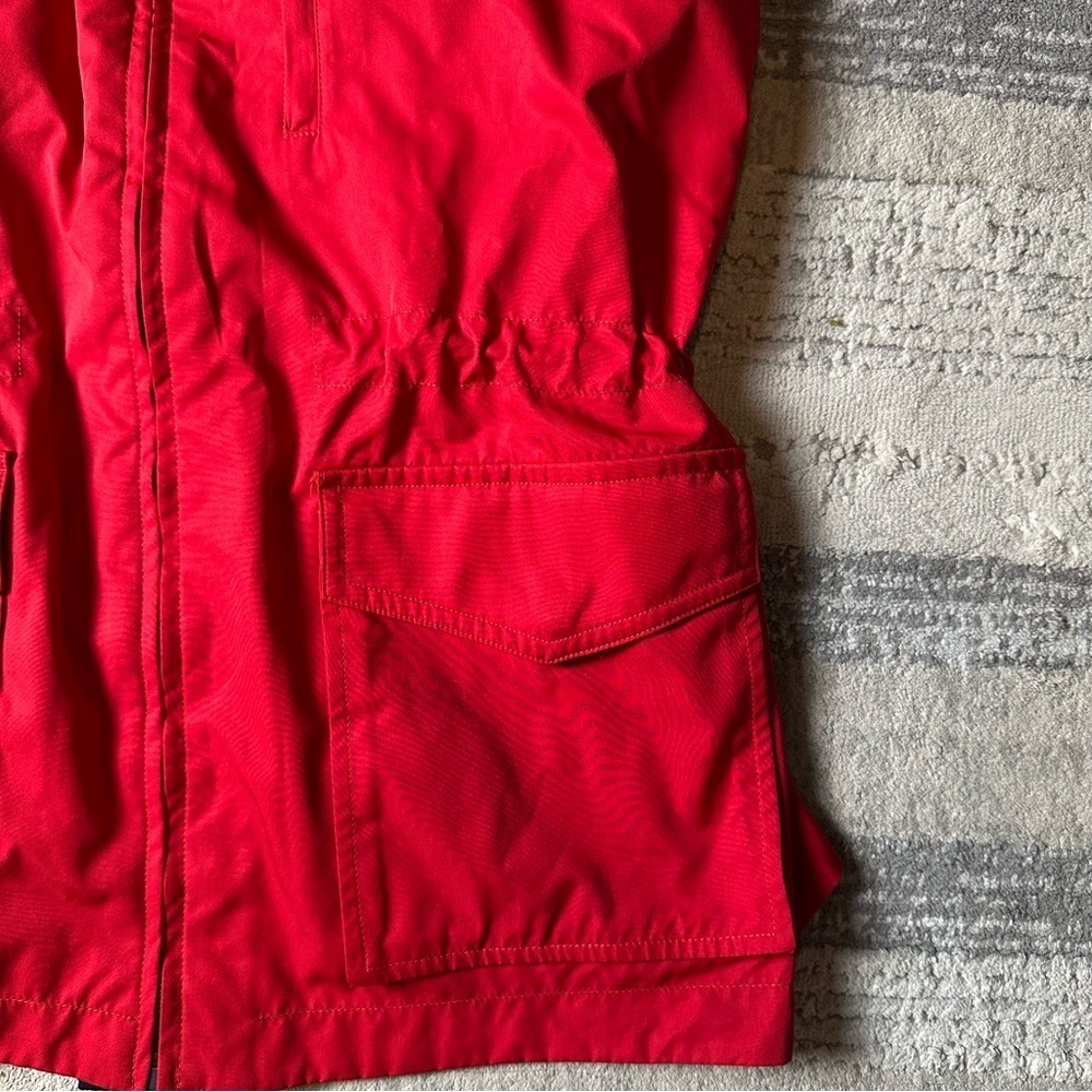 Ralph Lauren Reversible Hooded Utility Vest Red & Navy – Women’s Size M - Picture 2 of 11